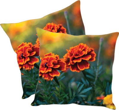

Sleep Nature's Printed Cushions Cover(Pack of 2, 30.63 cm*30.63 cm, Multicolor)