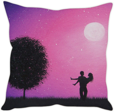 

Sleep Nature's Abstract Cushions Cover(40.63 cm*40.63 cm, Multicolor)