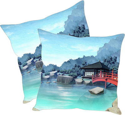 

Sleep Nature's Printed Cushions Cover(Pack of 2, 40.63 cm*40.63 cm, Multicolor)