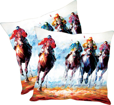 

Sleep Nature's Printed Cushions Cover(Pack of 2, 30.63 cm*30.63 cm, Multicolor)