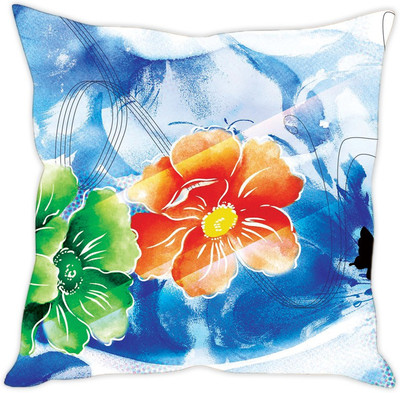 

Sleep Nature's Abstract Cushions Cover(40.63 cm*40.63 cm, Multicolor)