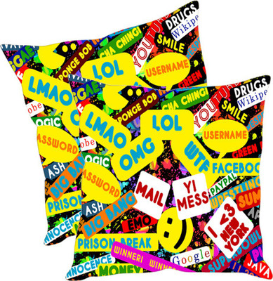 

Sleep Nature's Printed Cushions Cover(Pack of 2, 30.63 cm*30.63 cm, Multicolor)