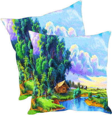 

Sleep Nature's Printed Cushions Cover(Pack of 2, 40.63 cm*40.63 cm, Multicolor)