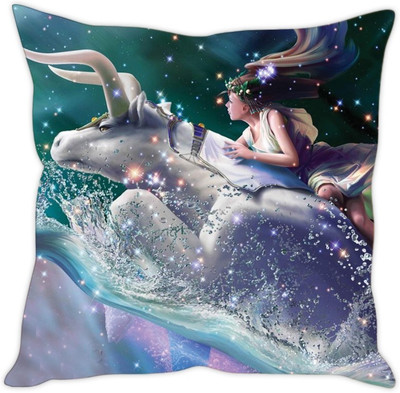 

Sleep Nature's Abstract Cushions Cover(40.63 cm*40.63 cm, Multicolor)