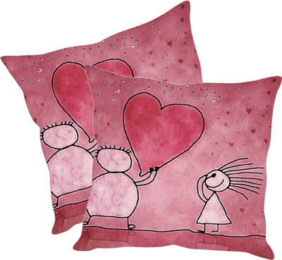 

Sleep Nature's Printed Cushions Cover(Pack of 2, 40.63 cm*40.63 cm, Multicolor)