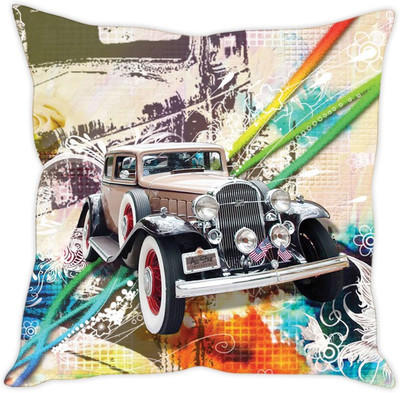 

Sleep Nature's Abstract Cushions Cover(30.63 cm*30.63 cm, Multicolor)
