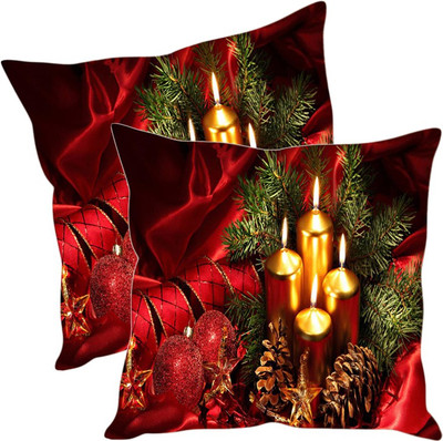 

Sleep Nature's Printed Cushions Cover(Pack of 2, 40.63 cm*40.63 cm, Multicolor)