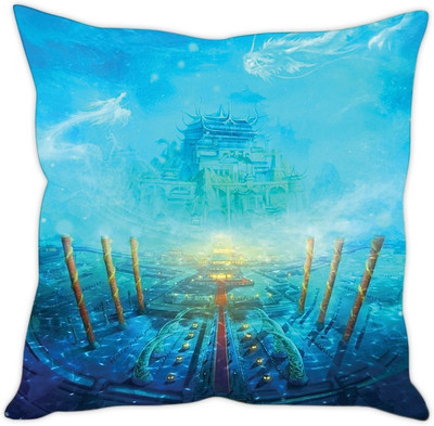 

Sleep Nature's Abstract Cushions Cover(30.63 cm*30.63 cm, Multicolor)