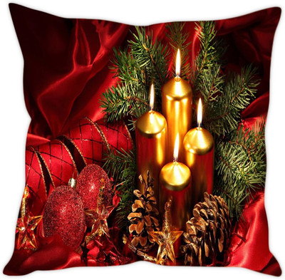 

Sleep Nature's Printed Cushions Cover(30.63 cm*30.63 cm, Multicolor)