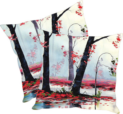 

Sleep Nature's Printed Cushions Cover(Pack of 2, 30.63 cm*30.63 cm, Multicolor)