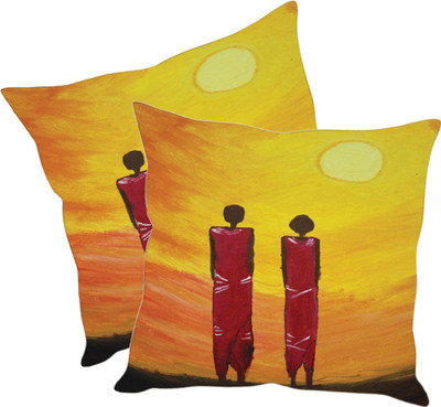 

Sleep Nature's Printed Cushions Cover(Pack of 2, 40.63 cm*40.63 cm, Multicolor)