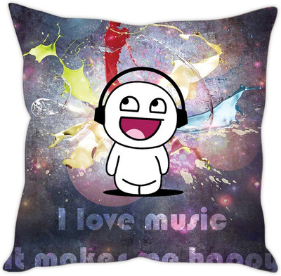 

Sleep Nature's Abstract Cushions Cover(40.63 cm*40.63 cm, Multicolor)