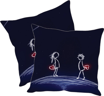 

Sleep Nature's Printed Cushions Cover(Pack of 2, 30.63 cm*30.63 cm, Multicolor)