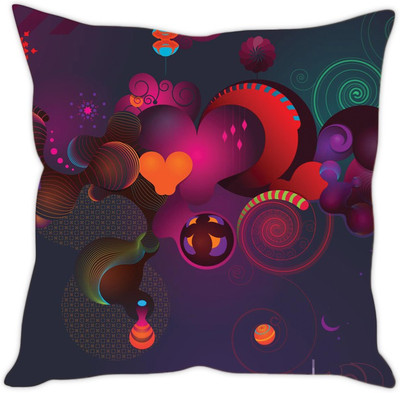 

Sleep Nature's Abstract Cushions Cover(40.63 cm*40.63 cm, Multicolor)