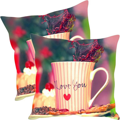 

Sleep Nature's Printed Cushions Cover(Pack of 2, 30.63 cm*30.63 cm, Multicolor)