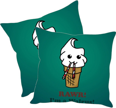 

Sleep Nature's Printed Cushions Cover(Pack of 2, 30.63 cm*30.63 cm, Multicolor)