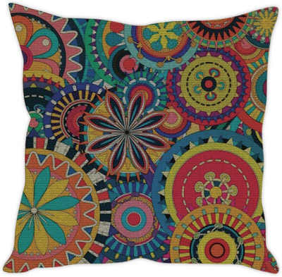 

Sleep Nature's Abstract Cushions Cover(40.63 cm*40.63 cm, Multicolor)