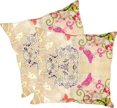 

Sleep Nature's Printed Cushions Cover(Pack of 2, 30.63 cm*30.63 cm, Multicolor)