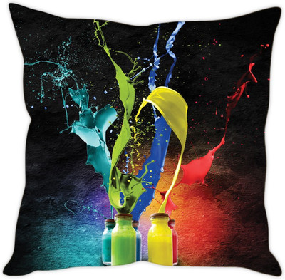 

Sleep Nature's Abstract Cushions Cover(40.63 cm*40.63 cm, Multicolor)
