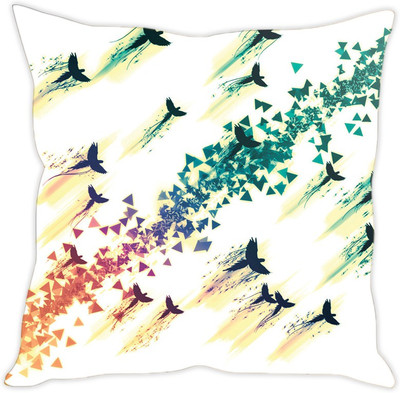 

Sleep Nature's Abstract Cushions Cover(40.63 cm*40.63 cm, Multicolor)