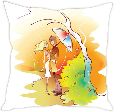 

Sleep Nature's Abstract Cushions Cover(40.63 cm*40.63 cm, Multicolor)