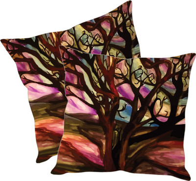 

Sleep Nature's Printed Cushions Cover(Pack of 2, 30.63 cm*30.63 cm, Multicolor)