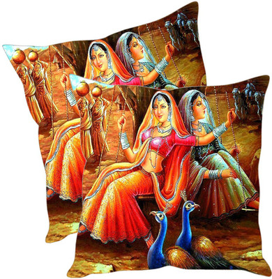 

Sleep Nature's Printed Cushions Cover(Pack of 2, 40.63 cm*40.63 cm, Multicolor)