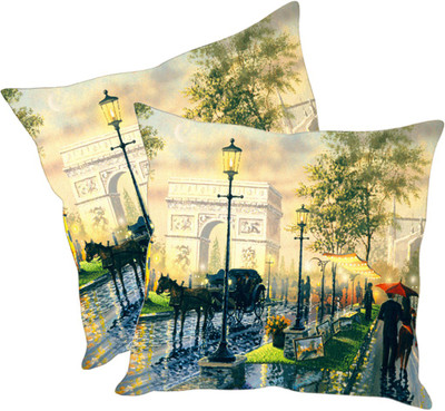 

Sleep Nature's Printed Cushions Cover(Pack of 2, 30.63 cm*30.63 cm, Multicolor)
