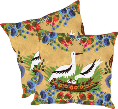 

Sleep Nature's Printed Cushions Cover(Pack of 2, 40.63 cm*40.63 cm, Multicolor)