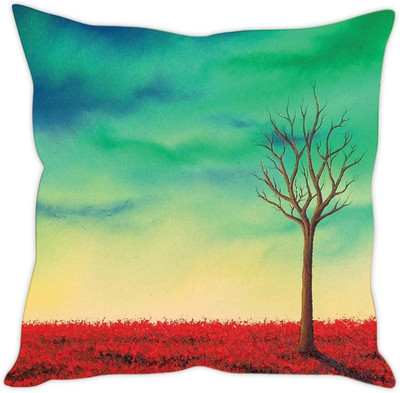 

Sleep Nature's Abstract Cushions Cover(40.63 cm*40.63 cm, Multicolor)
