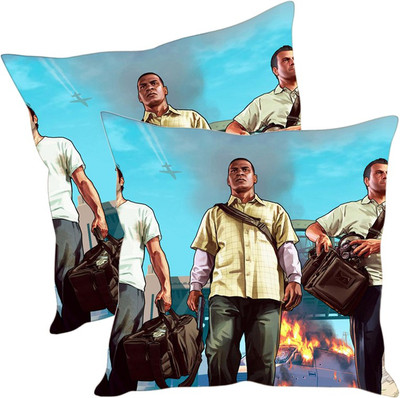 

Sleep Nature's Printed Cushions Cover(Pack of 2, 30.63 cm*30.63 cm, Multicolor)