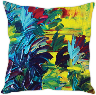 

Sleep Nature's Abstract Cushions Cover(40.63 cm*40.63 cm, Multicolor)
