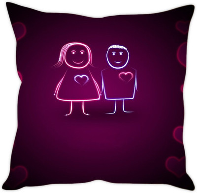 

Sleep Nature's Abstract Cushions Cover(40.63 cm*40.63 cm, Multicolor)