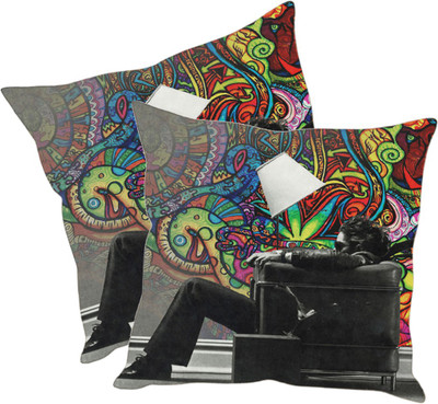 

Sleep Nature's Printed Cushions Cover(Pack of 2, 30.63 cm*30.63 cm, Multicolor)