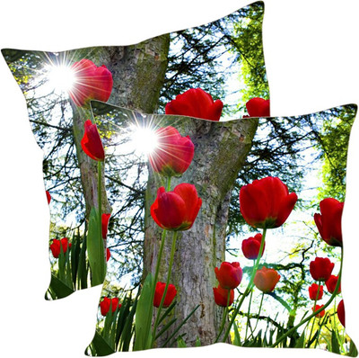 

Sleep Nature's Printed Cushions Cover(Pack of 2, 30.63 cm*30.63 cm, Multicolor)
