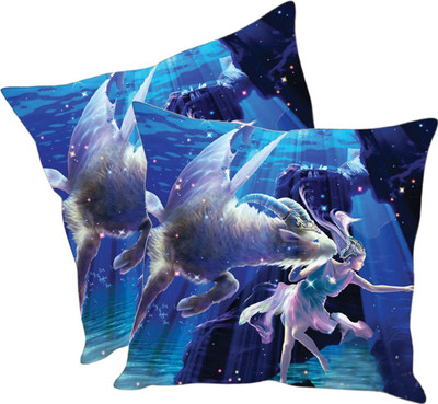 

Sleep Nature's Printed Cushions Cover(Pack of 2, 40.63 cm*40.63 cm, Multicolor)