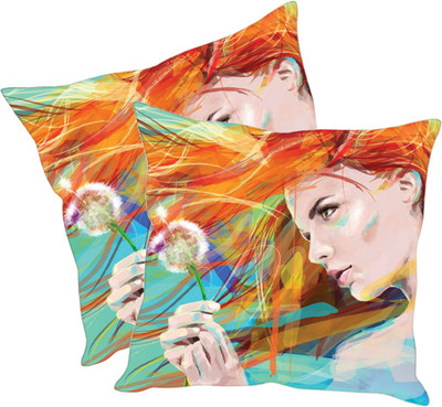 

Sleep Nature's Printed Cushions Cover(Pack of 2, 40.63 cm*40.63 cm, Multicolor)