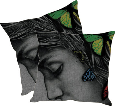 

Sleep Nature's Printed Cushions Cover(Pack of 2, 40.63 cm*40.63 cm, Multicolor)