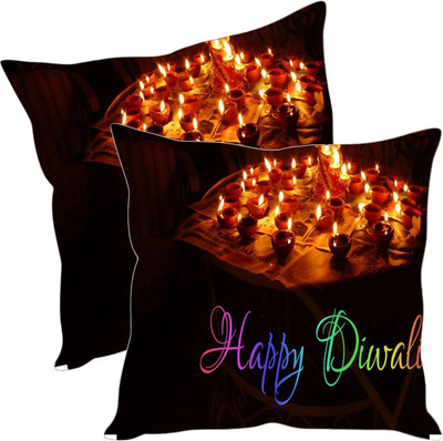 

Sleep Nature's Printed Cushions Cover(Pack of 2, 40.63 cm*40.63 cm, Multicolor)