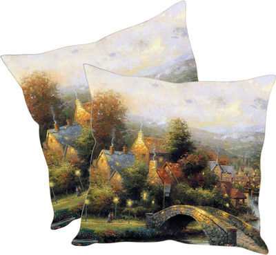 

Sleep Nature's Printed Cushions Cover(Pack of 2, 40.63 cm*40.63 cm, Multicolor)