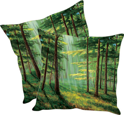 

Sleep Nature's Printed Cushions Cover(Pack of 2, 40.63 cm*40.63 cm, Multicolor)