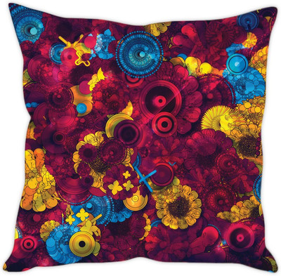 

Sleep Nature's Abstract Cushions Cover(30.63 cm*30.63 cm, Multicolor)