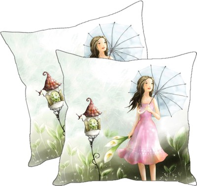 

Sleep Nature's Printed Cushions Cover(Pack of 2, 30.63 cm*30.63 cm, Multicolor)