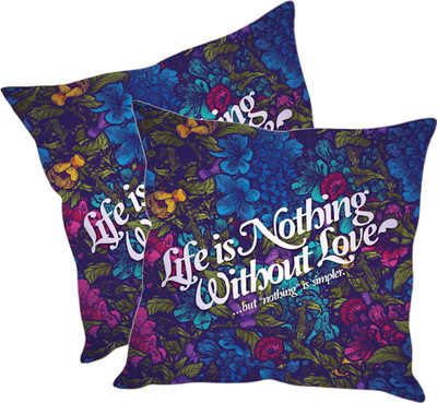

Sleep Nature's Printed Cushions Cover(Pack of 2, 40.63 cm*40.63 cm, Multicolor)