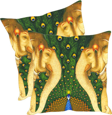

Sleep Nature's Printed Cushions Cover(Pack of 2, 30.63 cm*30.63 cm, Multicolor)