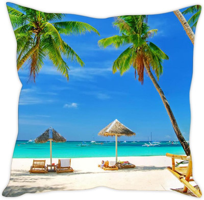 

Sleep Nature's Printed Cushions Cover(40.63 cm*40.63 cm, Multicolor)