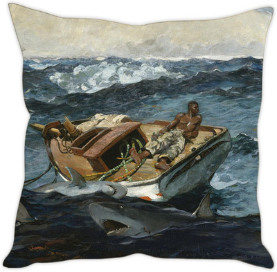 

Sleep Nature's Abstract Cushions Cover(40.63 cm*40.63 cm, Multicolor)