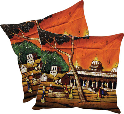 

Sleep Nature's Printed Cushions Cover(Pack of 2, 40.63 cm*40.63 cm, Multicolor)