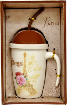 

Bhatia Gift and Sports GARV929 Bone China Mug(250 ml), Brown