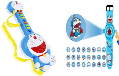 

MN OVERSEAS Musical Doreamon Guitar with Projector Watch(Blue)